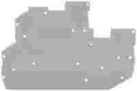 WAGO End and intermediate plate; 1 mm thick; gray