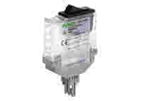 Switching module; with changeover rocker switch; Switching voltage: 250 VAC; translucent