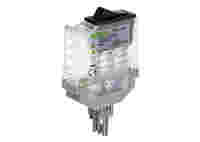 Switching module; with momentary switch; Switching voltage: 250 VAC; translucent
