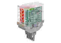 Relay module; Nominal input voltage: 24 … 230 V AC/DC; 3 break contacts and 1 make contact; Limiting continuous current: 3 A; Green status indicator; Module width: 25 mm