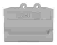 End plate; for terminal blocks with snap-in mounting foot; 3.4 mm thick; gray