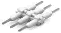 Board-to-Board Link; Pin spacing 3 mm; 3-pole; Length: 15.3 mm; white