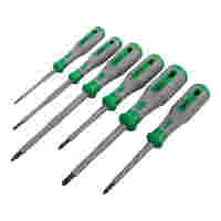VDE screwdriver set; PH1; PH2; PZ1; 2.5; 3.5; 5.5; VDE tested; 1000 V; insulated; 2-component grip