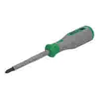 WAGO VDE crosshead screwdriver; PH2 x 100; VDE tested; 1000 V; insulated; 2-component grip; size 3 (115 mm); green/gray