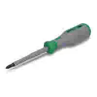 WAGO VDE combination screwdriver; Crosshead and slot +/- PH2/S; VDE tested; 1000 V; insulated; 2-component grip; size 3 (115 mm); green/gray