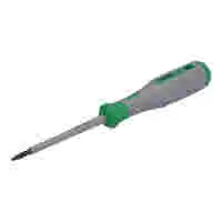 WAGO VDE Torx® screwdriver; T8; VDE tested; 1000 V; insulated; 2-component grip; size 1 (100 mm); green/gray