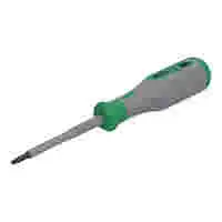 WAGO VDE Torx® screwdriver; T15; VDE tested; 1000 V; insulated; 2-component grip; size 2 (110 mm); green/gray