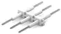 Board-to-Board Link; Pin spacing 6 mm; 3-pole; Length: 30 mm; white