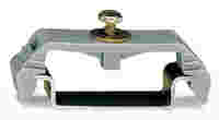 Mounting carrier; for isolated mounting on DIN 35 rails; gray