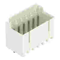 THT male header; 1.0 mm Ø solder pin; straight; Pin spacing 3.5 mm; 6-pole; light gray