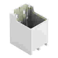 THT male header; 1.4 mm Ø solder pin; straight; Pin spacing 5 mm; 3-pole; light gray
