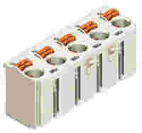 1-conductor female connector; push-button; Push-in CAGE CLAMP®; 2.5 mm²; Pin spacing 7.5 mm; 5-pole; 2,50 mm²; light gray