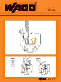 Stickers for operating instructions; for front-entry, miniature rail-mounted terminal blocks; 264 Series