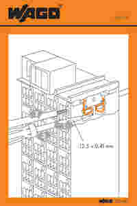 Stickers for operating instructions
