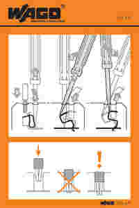 Stickers for operating instructions