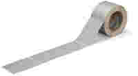 Labels; for TP printers; permanent adhesive; 500 pieces on roll; silver-colored