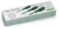 Operating tool set with partially insulated shaft; Type 1, blade (2.5 x 0.4) mm; Type 2, blade (3.5 x 0.5) mm; Type 3, blade (5.5 x 0.8) mm