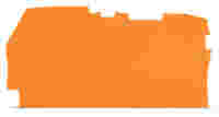End and intermediate plate; 0.8 mm thick; orange