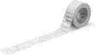 Cable tie marker; for TP printers; for use with cable ties; 25 x 10 mm; white