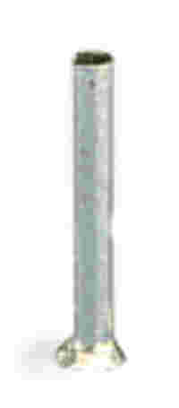 Ferrule; Sleeve for 1 mm² / AWG 18; uninsulated; electro-tin plated; electrolytic copper; gastight crimped; acc. to DIN 46228, Part 1/08.92