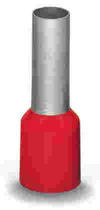 Ferrule; Sleeve for 10 mm² / AWG 8; insulated; electro-tin plated; red
