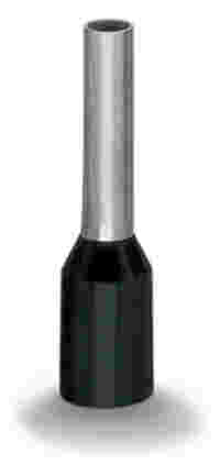 Ferrule; insulated; black