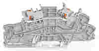 Multilevel installation terminal block; with push-button; 2.5 mm²; L; Push-in CAGE CLAMP®; 2,50 mm²; gray