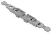 Mounting carrier with strain relief; 1-way; for inline splicing connector with lever; for screw mounting; gray