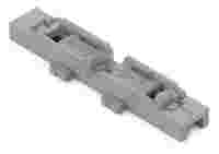 Mounting carrier; 1-way; for inline splicing connector with lever; for screw mounting; gray