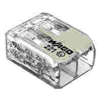 COMPACT splicing connector; 2-conductor; with operating levers; transparent housing; Ex