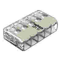 COMPACT splicing connector; 5-conductor; with operating levers; transparent housing; Ex