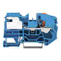WAGO 1-conductor N-disconnect terminal block; 16 mm²; Push-in CAGE CLAMP®; 16,00 mm²; blue