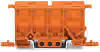 Mounting carrier; for 222 series splicing connectors; orange