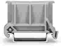WAGO Angled DIN-rail adapter; for 221-500 or 222-500 mounting carrier; gray