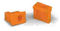 Locking device; for male connectors; 1 part; orange