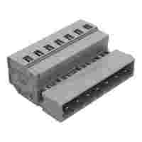 Male connector; 7-pole; Pin spacing 5 mm; gray