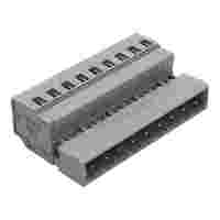 Male connector; 9-pole; Pin spacing 5 mm; gray