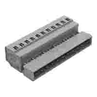 Male connector; 11-pole; Pin spacing 5 mm; gray
