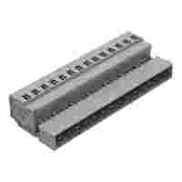 Male connector; 14-pole; Pin spacing 5 mm; gray