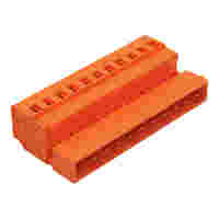 Male connector; 11-pole; Pin spacing 5.08 mm ; orange