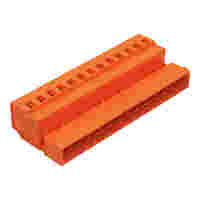 Male connector; 13-pole; Pin spacing 5.08 mm ; orange