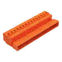 Male connector; 15-pole; Pin spacing 5.08 mm ; orange