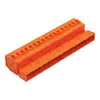 Male connector; 17-pole; Pin spacing 5.08 mm ; orange