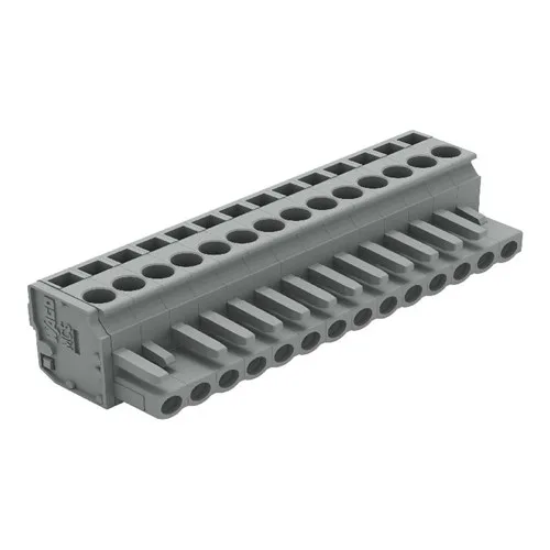 WAGO - 232-214/026-000 - 1-conductor female connector, angled