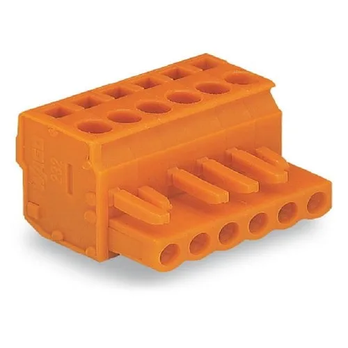 WAGO - 232-408/026-000 - 1-conductor female connector, angled