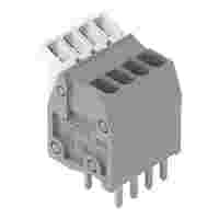 PCB terminal block; push-button; 0.5 mm²; Pin spacing 2.5 mm; 9-pole; CAGE CLAMP®; gray