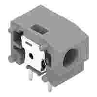 Stackable PCB terminal block; 2.5 mm²; Pin spacing 7.5/7.62 mm; 1-pole; PUSH WIRE®; gray