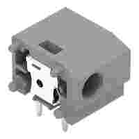 Stackable PCB terminal block; 2.5 mm²; Pin spacing 10/10.16 mm; 1-pole; PUSH WIRE®; gray