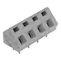 PCB terminal block; 2.5 mm²; Pin spacing 7.5/7.62 mm; 2-pole; CAGE CLAMP®; commoning option; gray