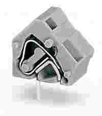 Stackable PCB terminal block; 2.5 mm²; Pin spacing 10/10.16 mm; 1-pole; CAGE CLAMP®; commoning option; light gray